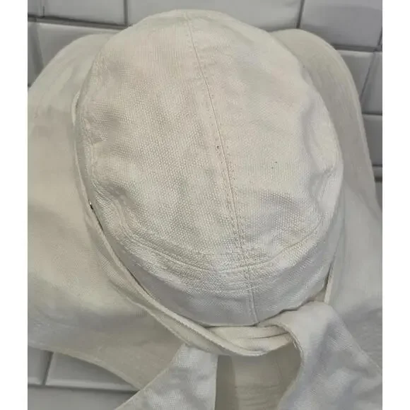 Helen Kaminski Australia Ladies White 100% Cotton 4.5in Wide Helen Kaminski Australia Ladies White 100% Cotton 4.5in Wide main image 3